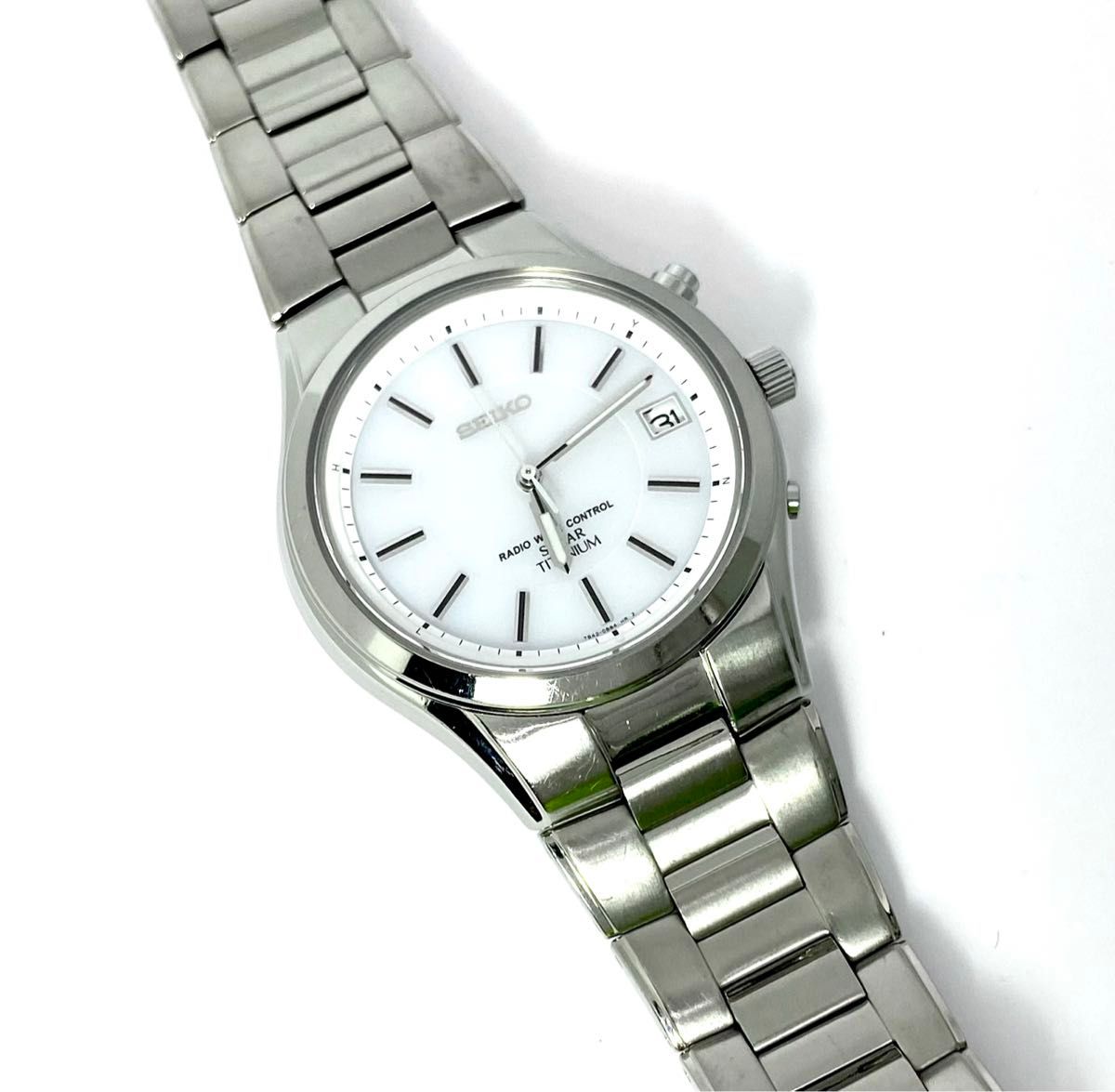 SEIKO セイコー 電波ソーラー 渡辺力監修モデル 腕時計 チタン SEIKO セイコー 電波ソーラー 渡辺力監修モデル 腕時計 チタン