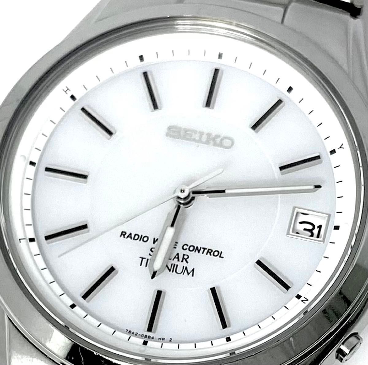 SEIKO セイコー 電波ソーラー 渡辺力監修モデル 腕時計 チタン SEIKO セイコー 電波ソーラー 渡辺力監修モデル 腕時計 チタン