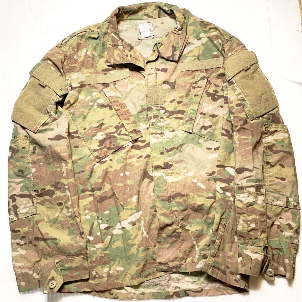 未使用 米軍放出品 米陸軍 US Army マルチカム カモ迷彩 ジャケット L/R BDU 上着ミリタリー
