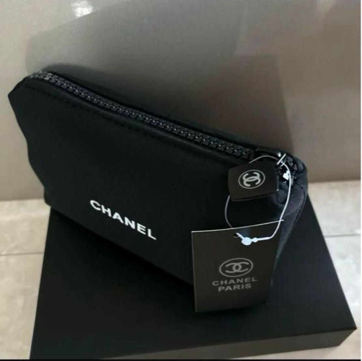 シャネル ノベルティポーチ コスメポーチ 黒 正規非売品|Yahoo シャネル ノベルティポーチ コスメポーチ 黒 正規非売品|Yahoo