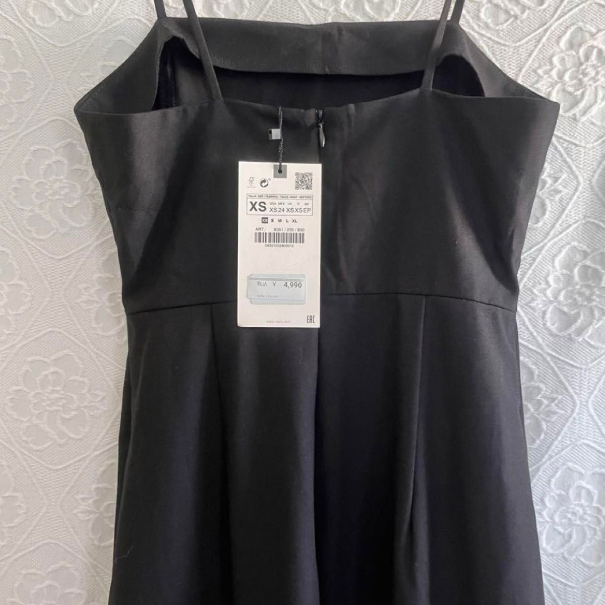 ブラック ワンピース マーメイドワンピース黒 ノースリーブ ZARA ブラック ワンピース マーメイドワンピース黒 ノースリーブ ZARA