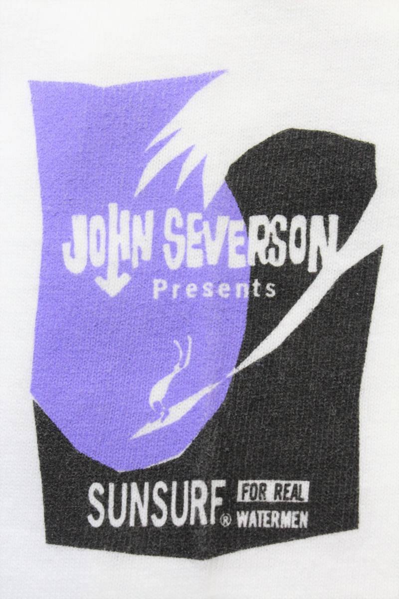 YTS12東洋Mジョンセバーソン 波待ち 半袖TシャツUSA製SUN SURFサンサーフJohn Severson_画像5