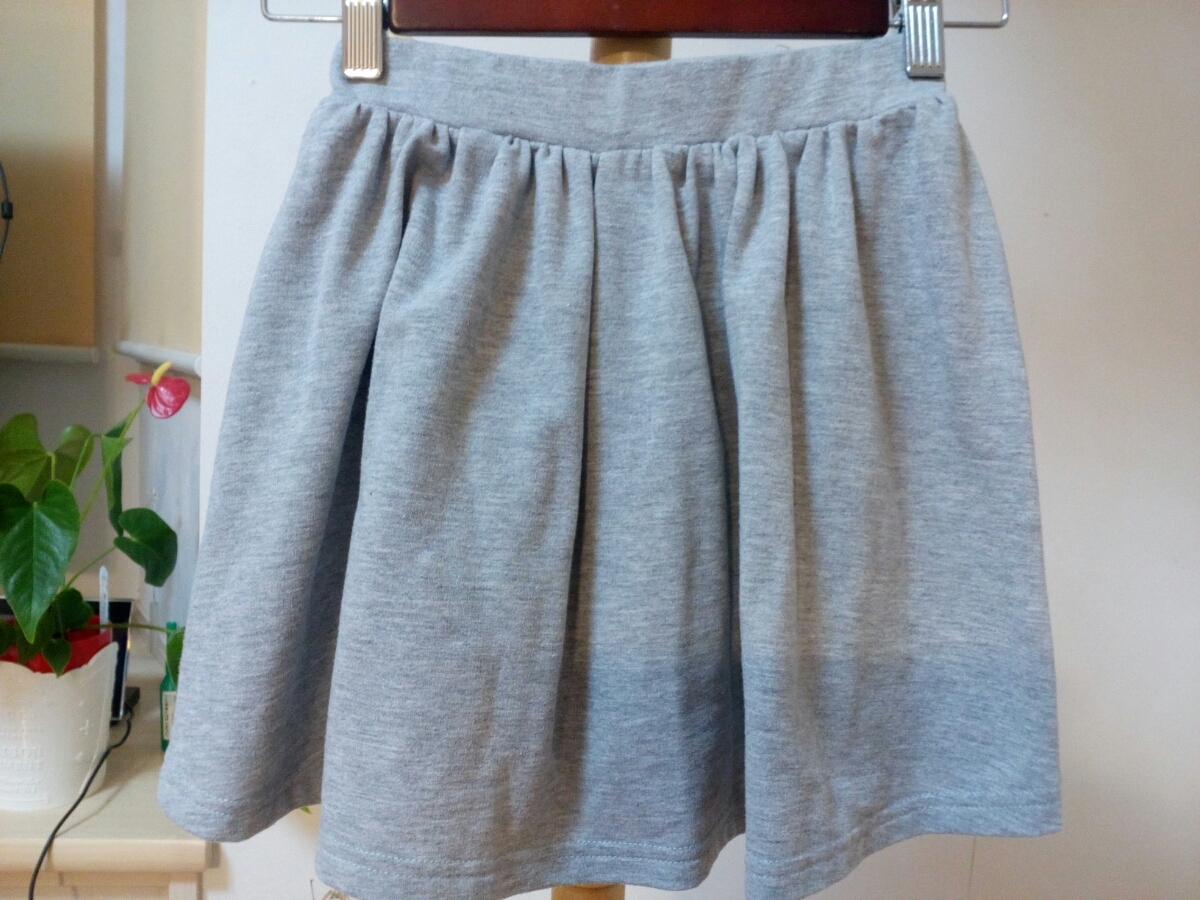 USED PINKlatte*ボーダーリボンがかわいいグレースカート*150_画像5