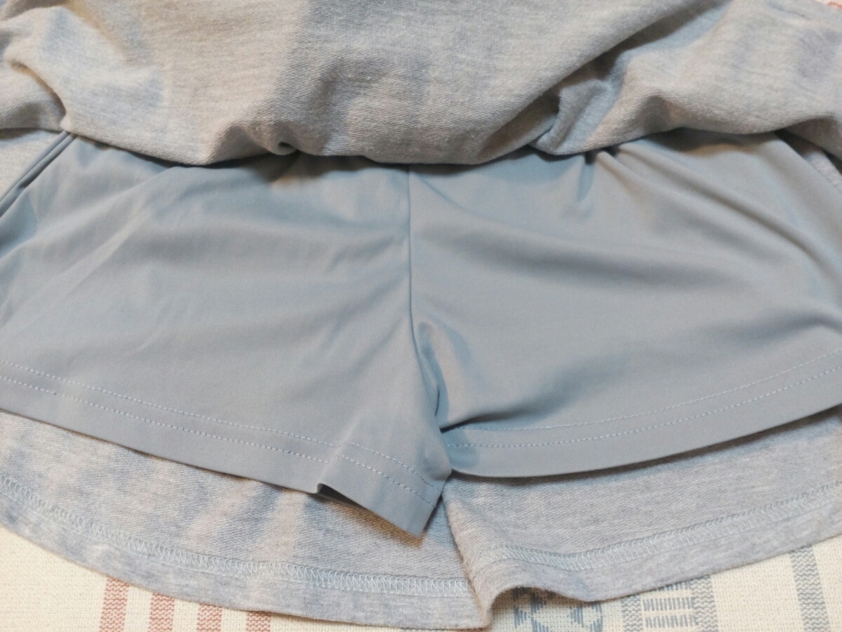 USED PINKlatte*ボーダーリボンがかわいいグレースカート*150_画像6