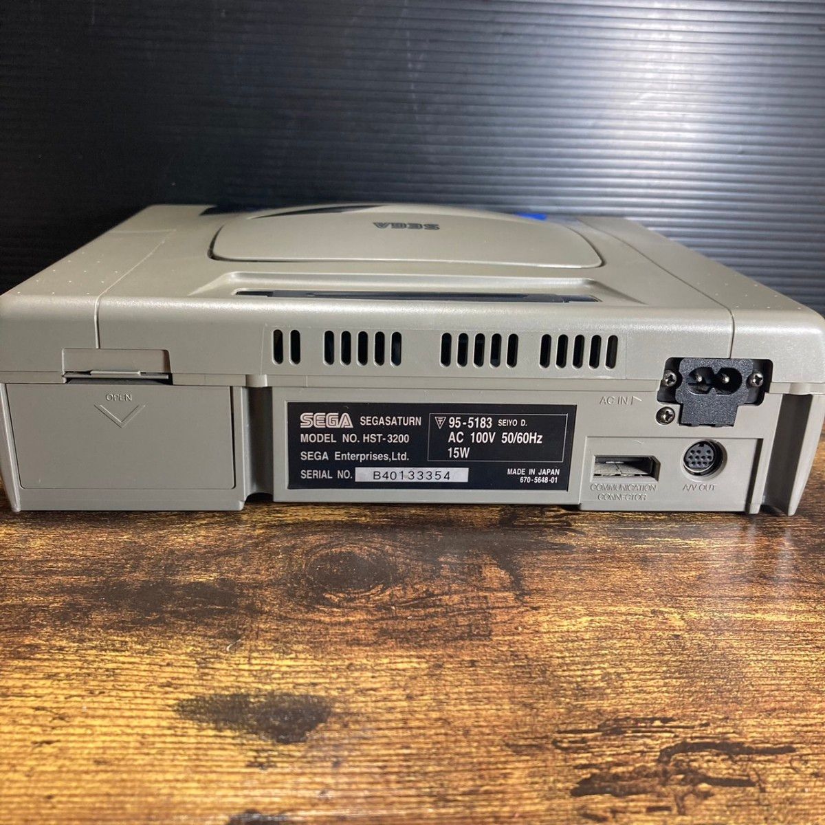 セガサターン 本体一式 コンデンサ交換 清掃メンテナンス済 動作 セガサターン 本体一式 コンデンサ交換 清掃メンテナンス済 動作