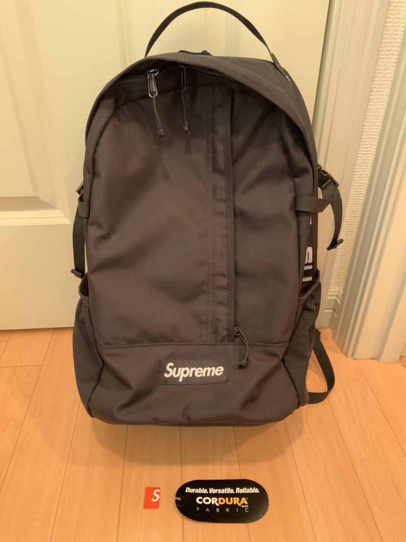 supreme backpack black 18SS シュプリーム バックパック かばん バッグ リュック ブラック 黒 中古