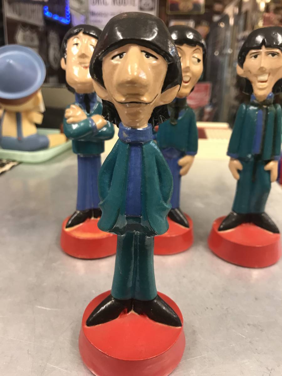 ヴィンテージ☆レア!! THE BEATLES 人形 コンプリートセット☆レトロ