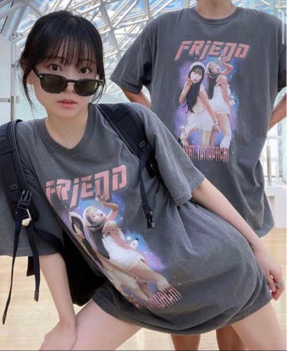 プレミア】重盛さと美 Tシャツ FRIEND(feat 友達) 記念Tシャツ L プレミア】重盛さと美 Tシャツ FRIEND(feat 友達) 記念Tシャツ L