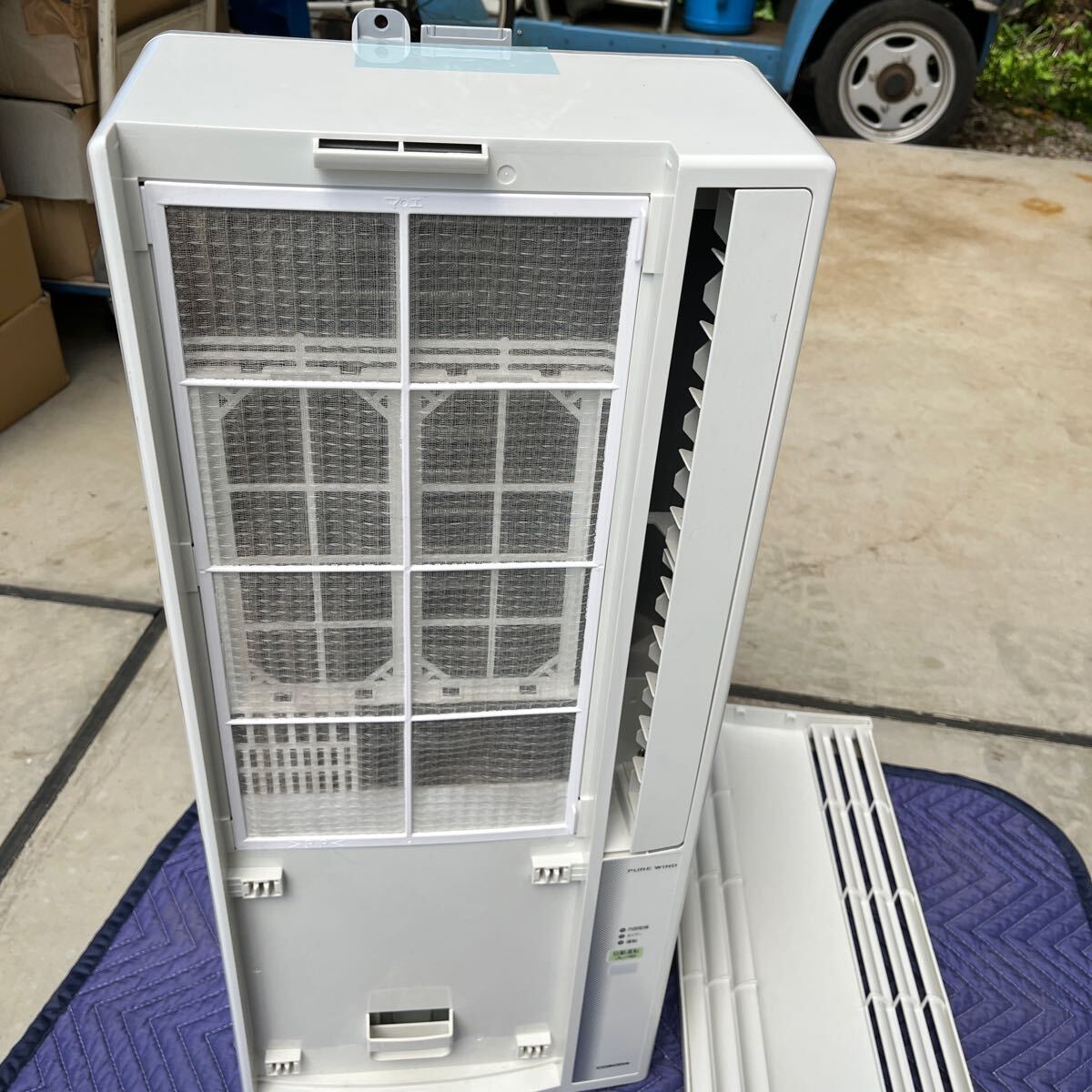 お話中 窓枠エアコン 中古 2022年製 コロナ CW-1622R - エアコン お話中 窓枠エアコン 中古 2022年製 コロナ CW-1622R - エアコン
