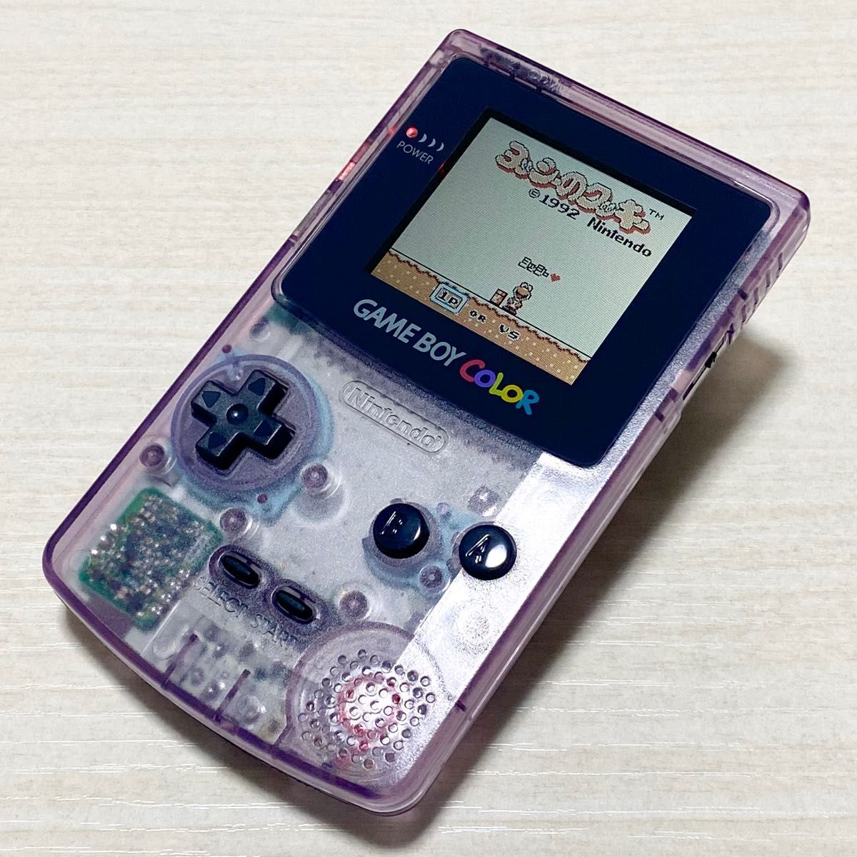ゲームボーイカラー クリアパープル|Yahoo!フリマ(旧PayPay ゲームボーイカラー クリアパープル|Yahoo!フリマ(旧PayPay