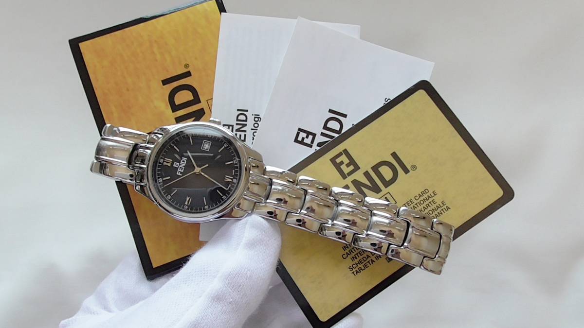 珍しい FENDI腕時計 フェンディ腕時計210G メンズ腕時計 男性用腕時計 電池新品 ウォッチ - 腕時計