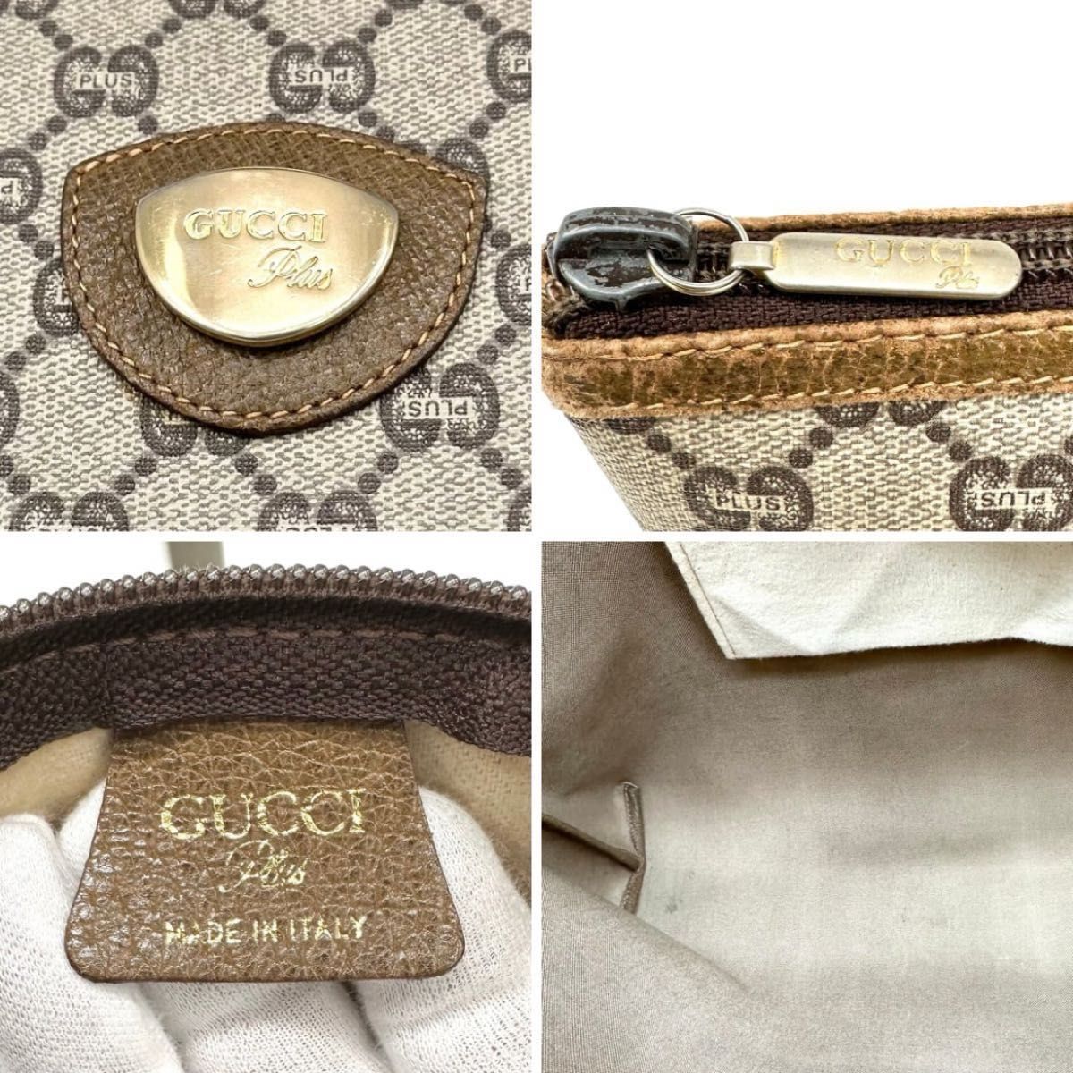 GUCCI オールド グッチ トートバッグ シェリーライン 70年代逆 GUCCI オールド グッチ トートバッグ シェリーライン 70年代逆