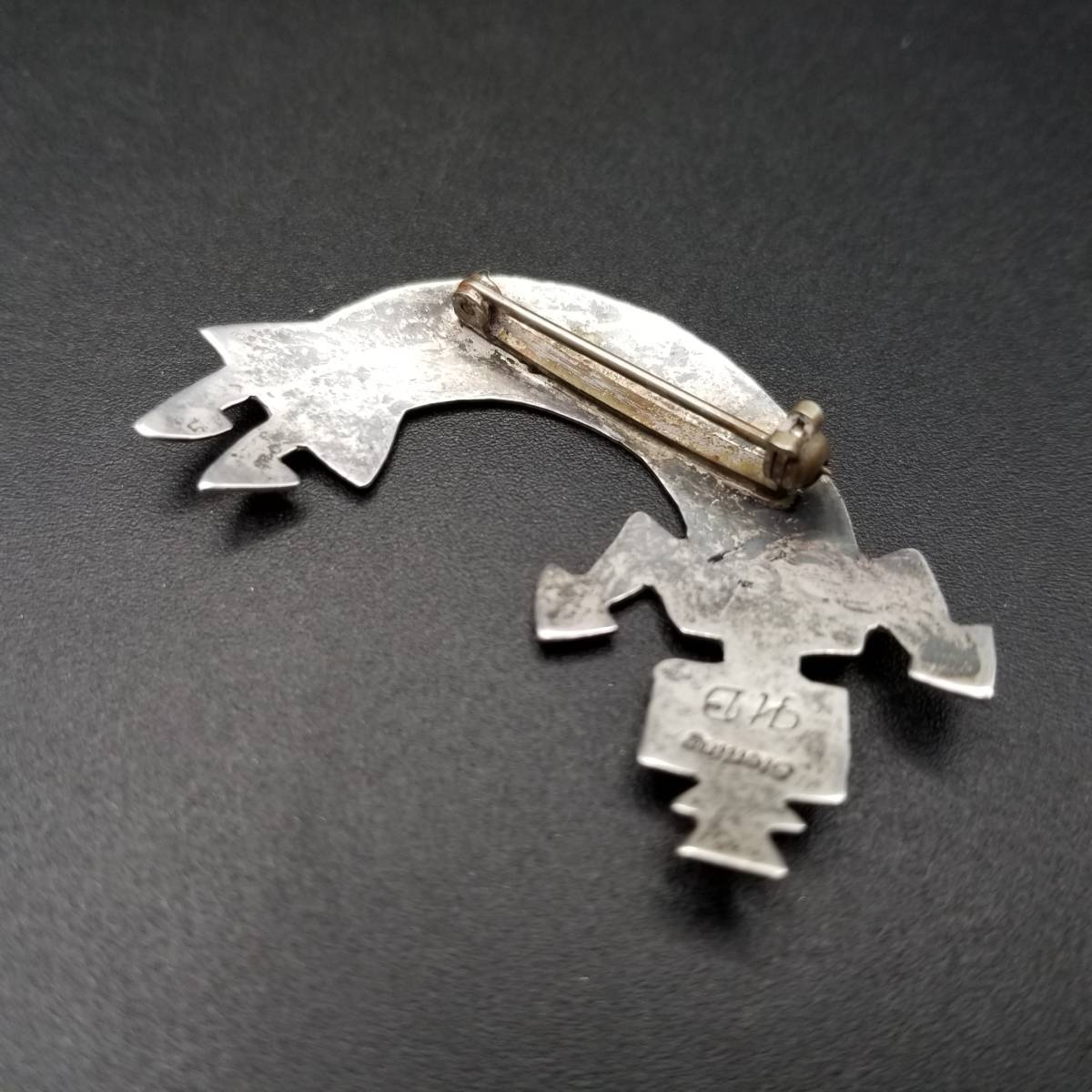 値引 ネイティブアメリカン 作家HB ヴィンテージ シルバー 925 カチナ 装身具