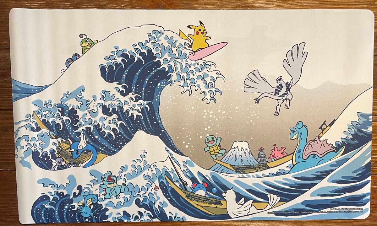 プレイマット Great Wave Pikachu & Friends 北斎 ピカチュウ プレイマット Great Wave Pikachu & Friends 北斎 ピカチュウ