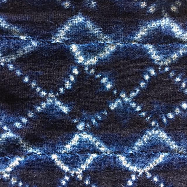 天然藍染めショール 本物ドゴン族 手織りコットン 希少品_画像5