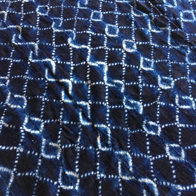 天然藍染めショール 本物ドゴン族 手織りコットン 希少品_画像6