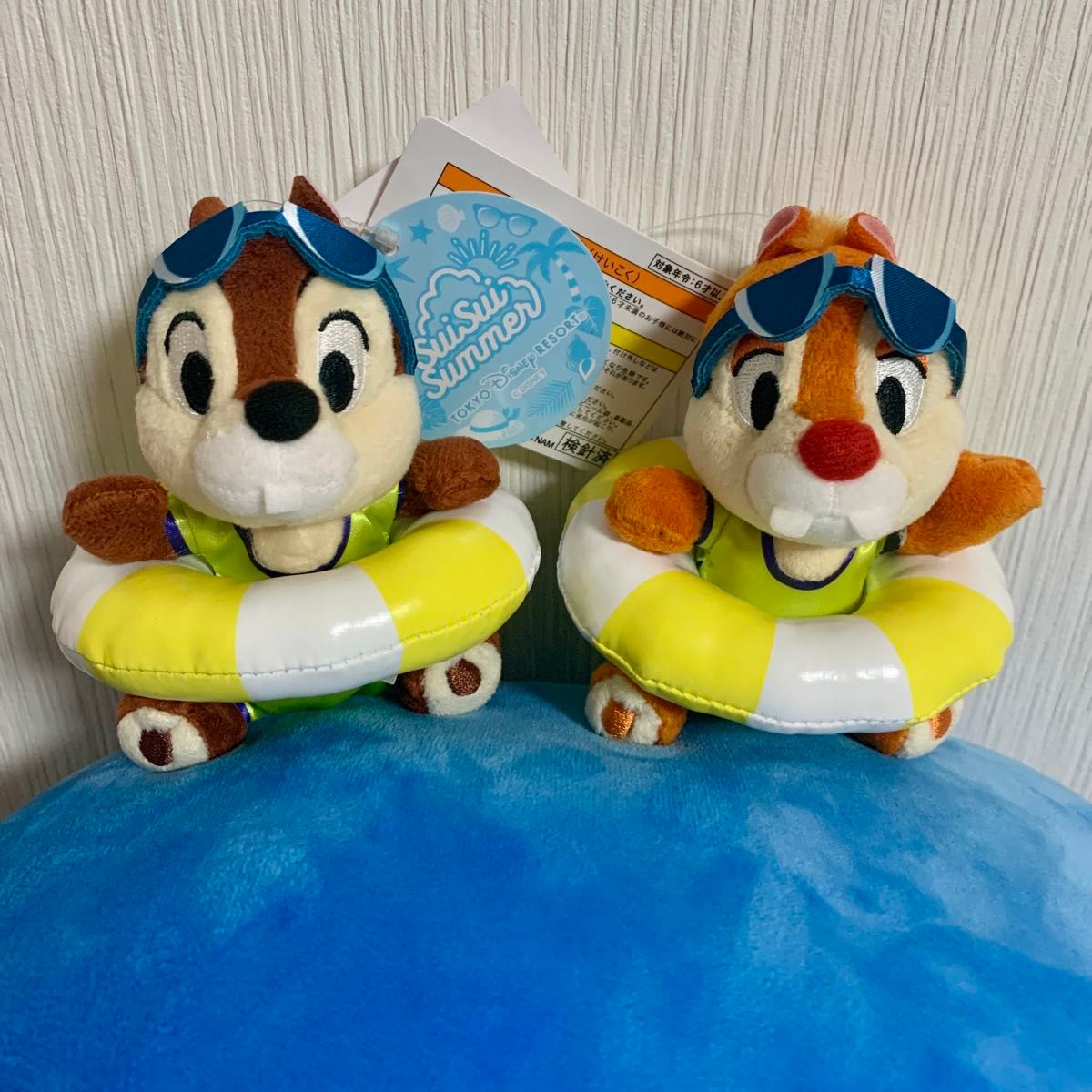 ディズニー スイスイサマー 2024 ぬいぐるみバッジ チップ ディズニー スイスイサマー 2024 ぬいぐるみバッジ チップ