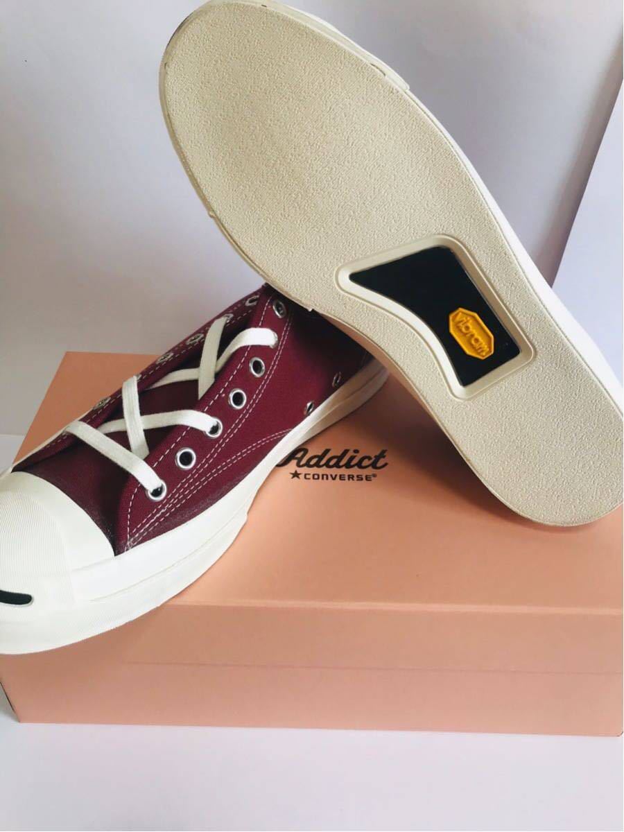  new goods *CONVERSE Addict JACK PURCELL CANVAS 1CL445* Converse Addict * Jack purcell Vibram*US8 26.5cm MAROON wine red 