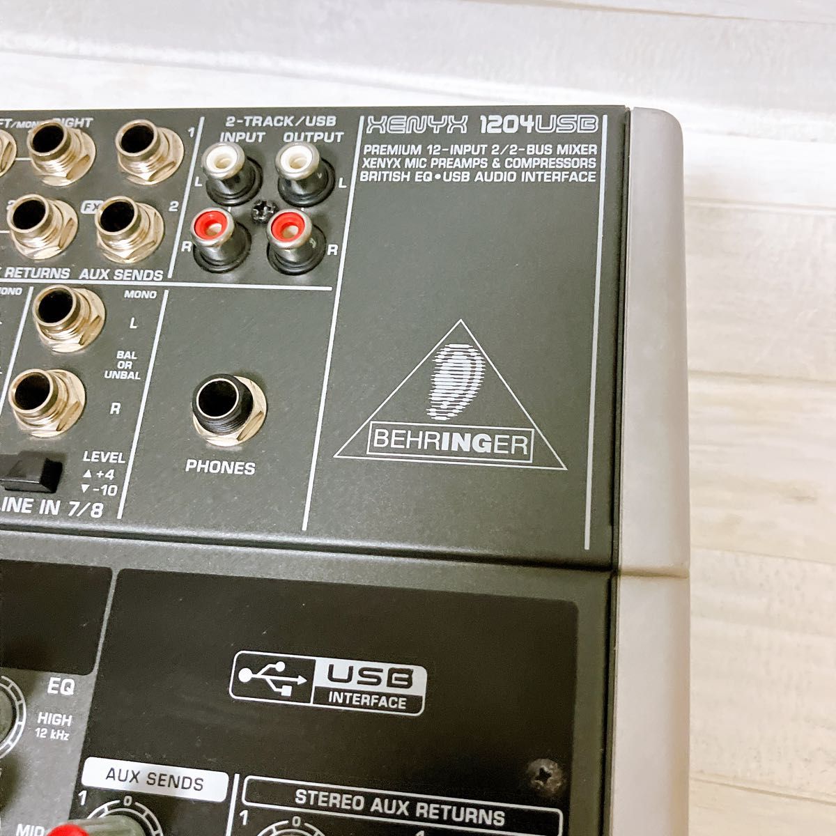 BEHRINGER ベリンガー XENYX 1204USB アナログミキサー USB BEHRINGER ベリンガー XENYX 1204USB アナログミキサー USB