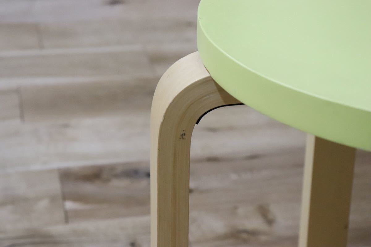 gmck397 ○ スツール 椅子 北欧 スタッキング ビンテージ チェア 木製 ディスプレイ_画像4