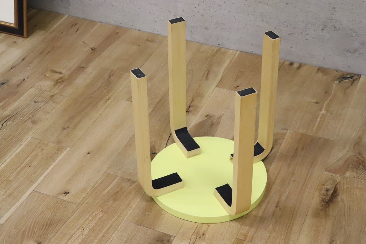 gmck397 ○ スツール 椅子 北欧 スタッキング ビンテージ チェア 木製 ディスプレイ_画像6