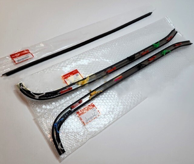  new goods Honda Integra DC1/DC2 molding 7 point ( front glass + door + roof ) window shield drainer rubber Type-R HONDA INTEGRA MOLDING