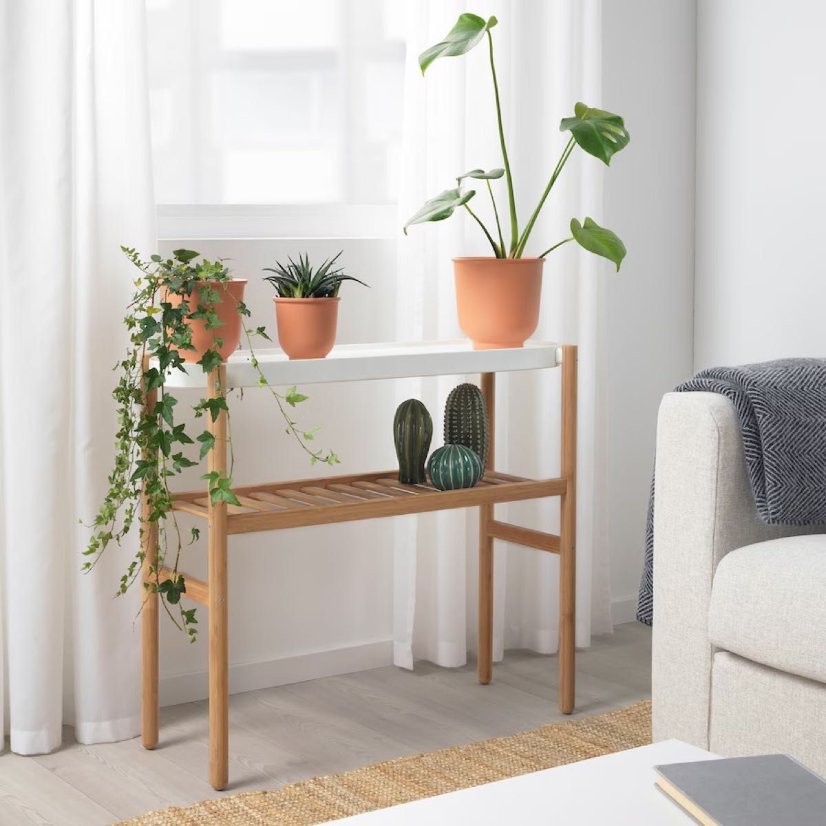IKEA イケア 新品未開封 サッツマス プラントスタンド 竹 IKEA イケア 新品未開封 サッツマス プラントスタンド 竹
