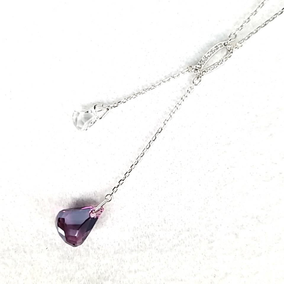 未使用級〇スワロフスキー SWAROVSKI ティアドロップ ピンク 未使用級〇スワロフスキー SWAROVSKI ティアドロップ ピンク