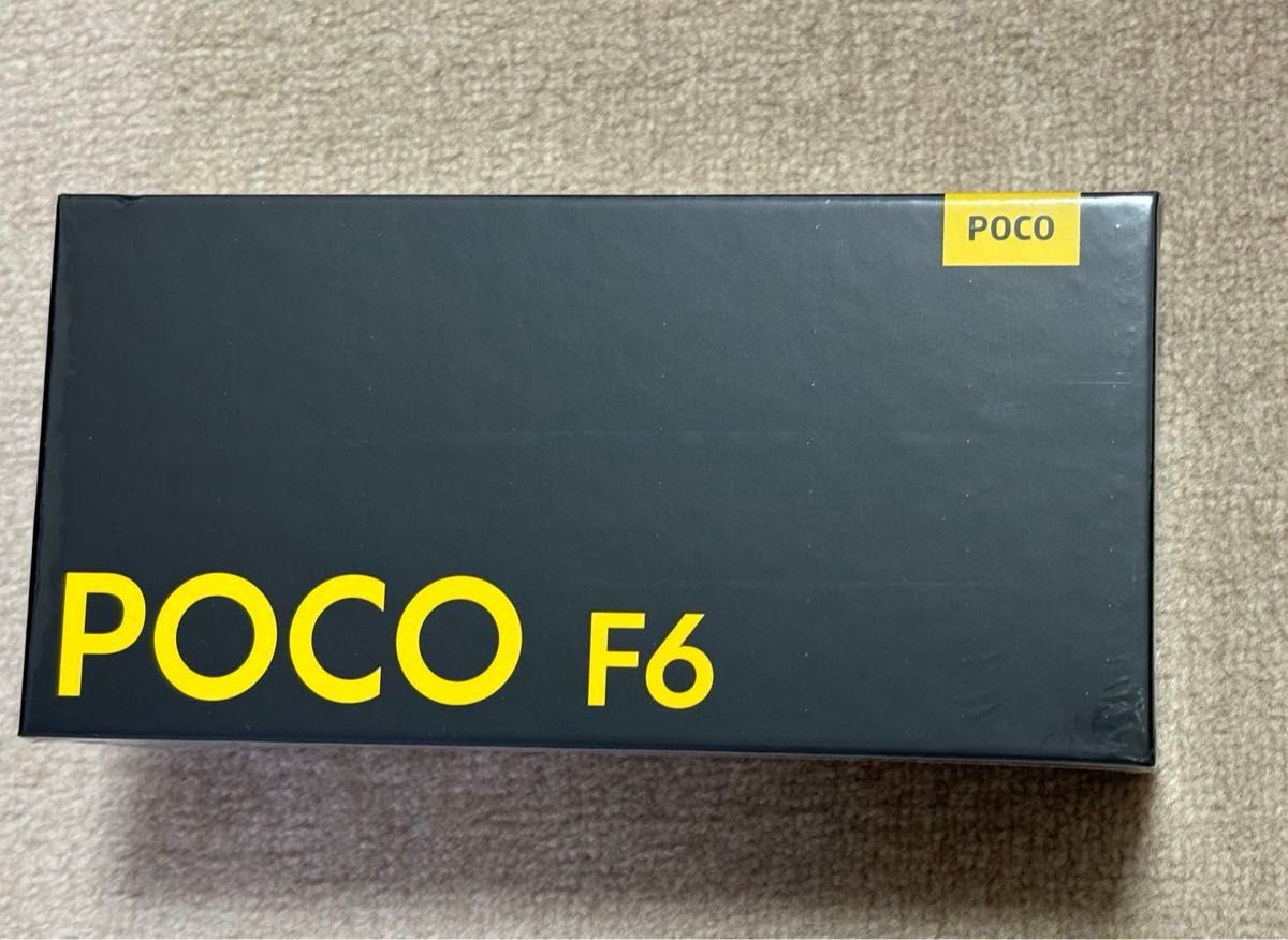 新品未開封】 Xiaomi POCO F6 ブラック12GB 512GB グローバル版 新品未開封】 Xiaomi POCO F6 ブラック12GB 512GB グローバル版