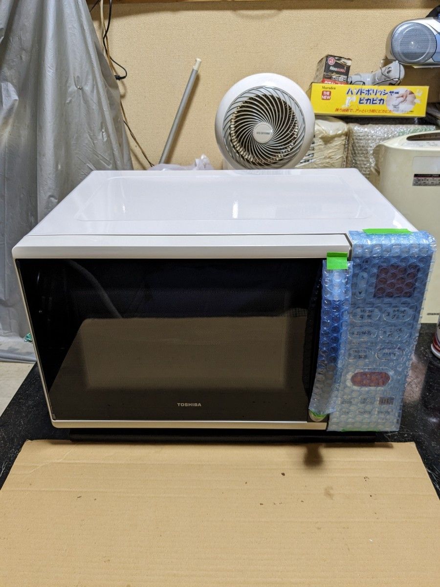 電子レンジ ほぼ新品 東芝 石窯フラットオーブン電子レンジER-YJ3 ホワイト|Yahoo