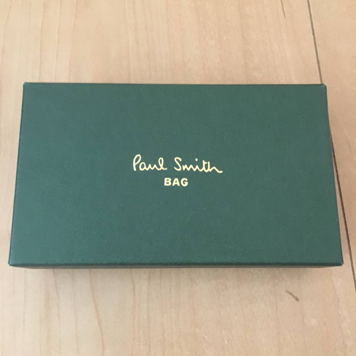 ポールスミス キーケースの空箱 Paul Smith 深緑色_画像1