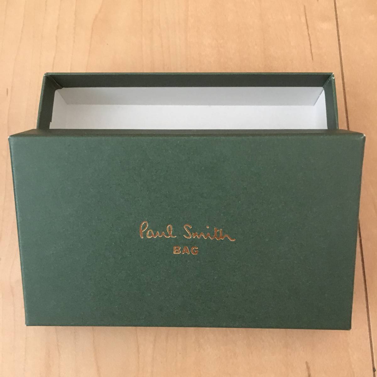 ポールスミス キーケースの空箱 Paul Smith 深緑色_画像2