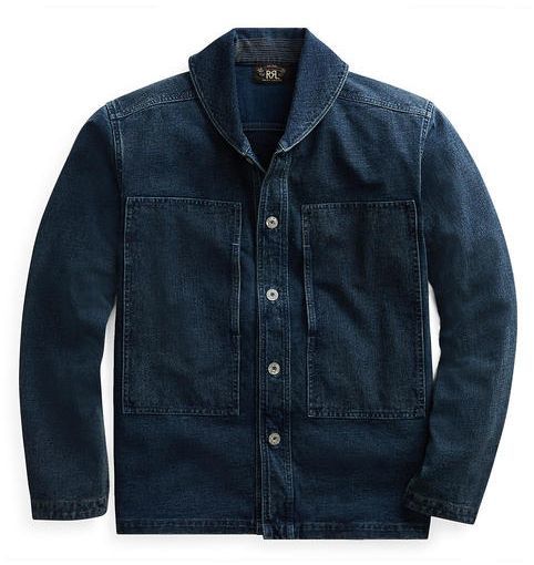 RRL インディゴ ジャージー デッキ ジャケット S ダブルアールエル(トップス)｜売買されたオークション情報、yahooの商品情報を