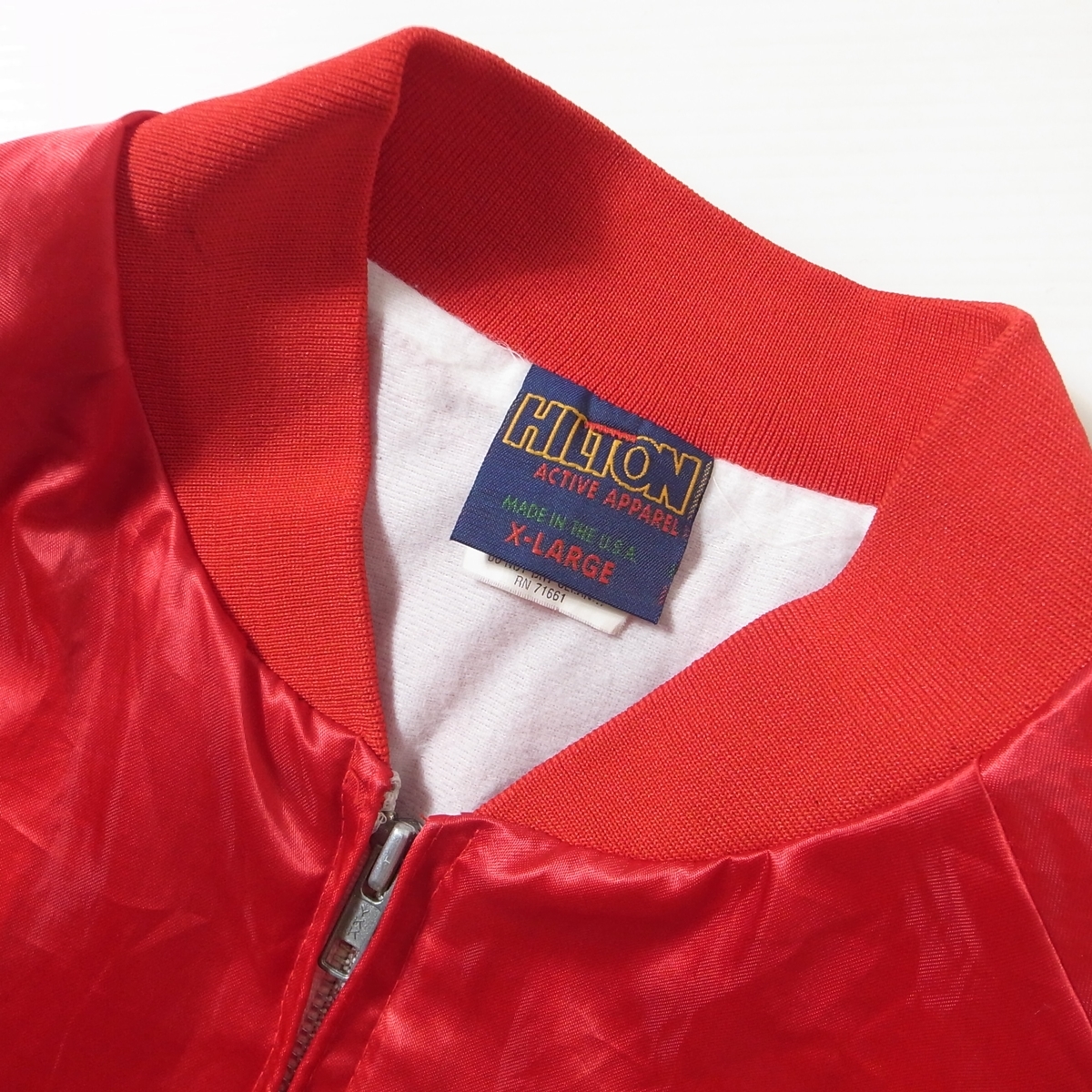 エロプリント □ 80s ヴィンテージ HILTON ナイロン ジャケット エロプリント □ 80s ヴィンテージ HILTON ナイロン ジャケット