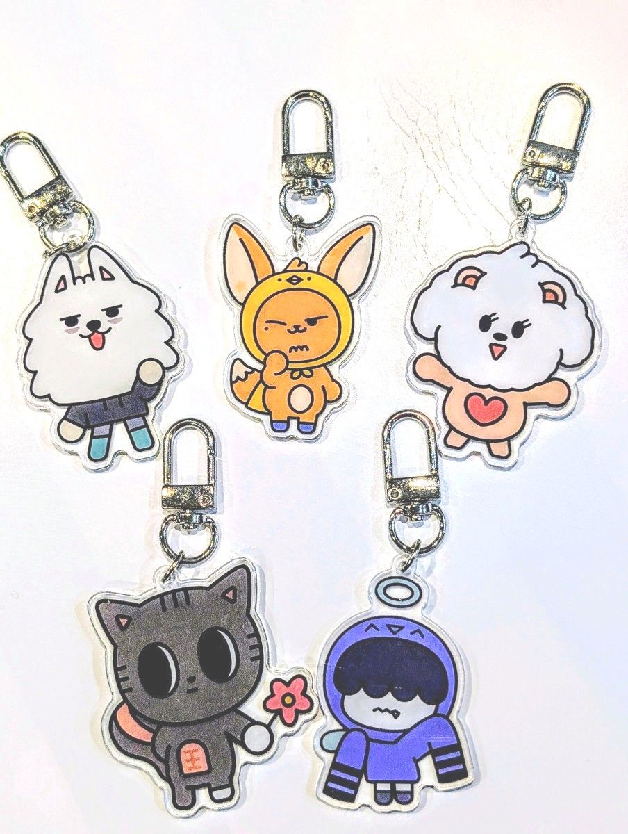 TXT フムニャリン 両面アクリルキーホルダー プルバトゥ TXT フムニャリン 両面アクリルキーホルダー プルバトゥ