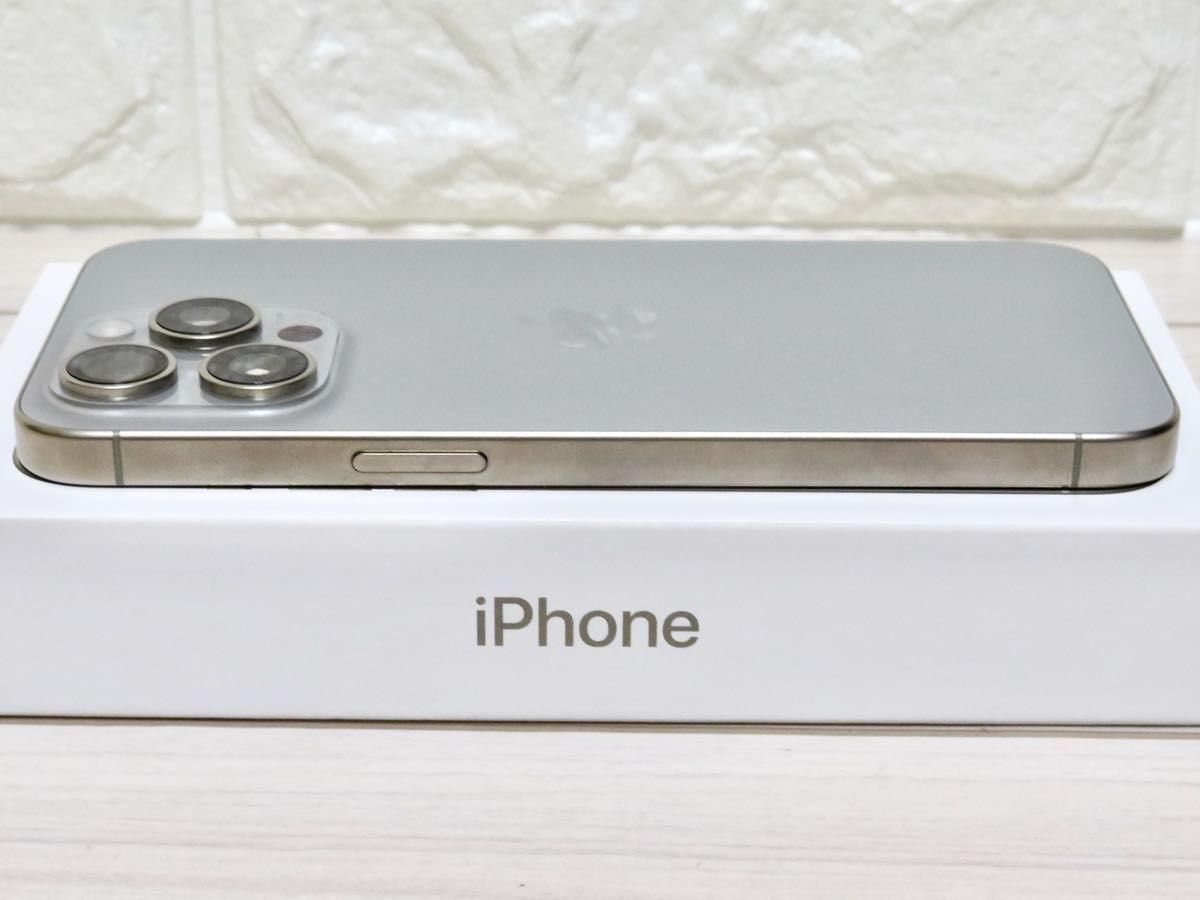 IPhone15 Pro Max 256GB ナチュラルチタニウム バッテリー100 IPhone15 Pro Max 256GB ナチュラルチタニウム バッテリー100