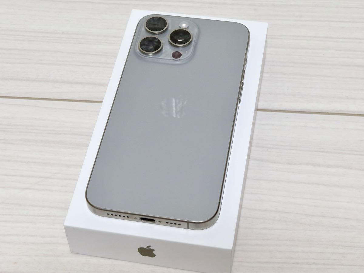IPhone15 Pro Max 256GB ナチュラルチタニウム バッテリー100 IPhone15 Pro Max 256GB ナチュラルチタニウム バッテリー100