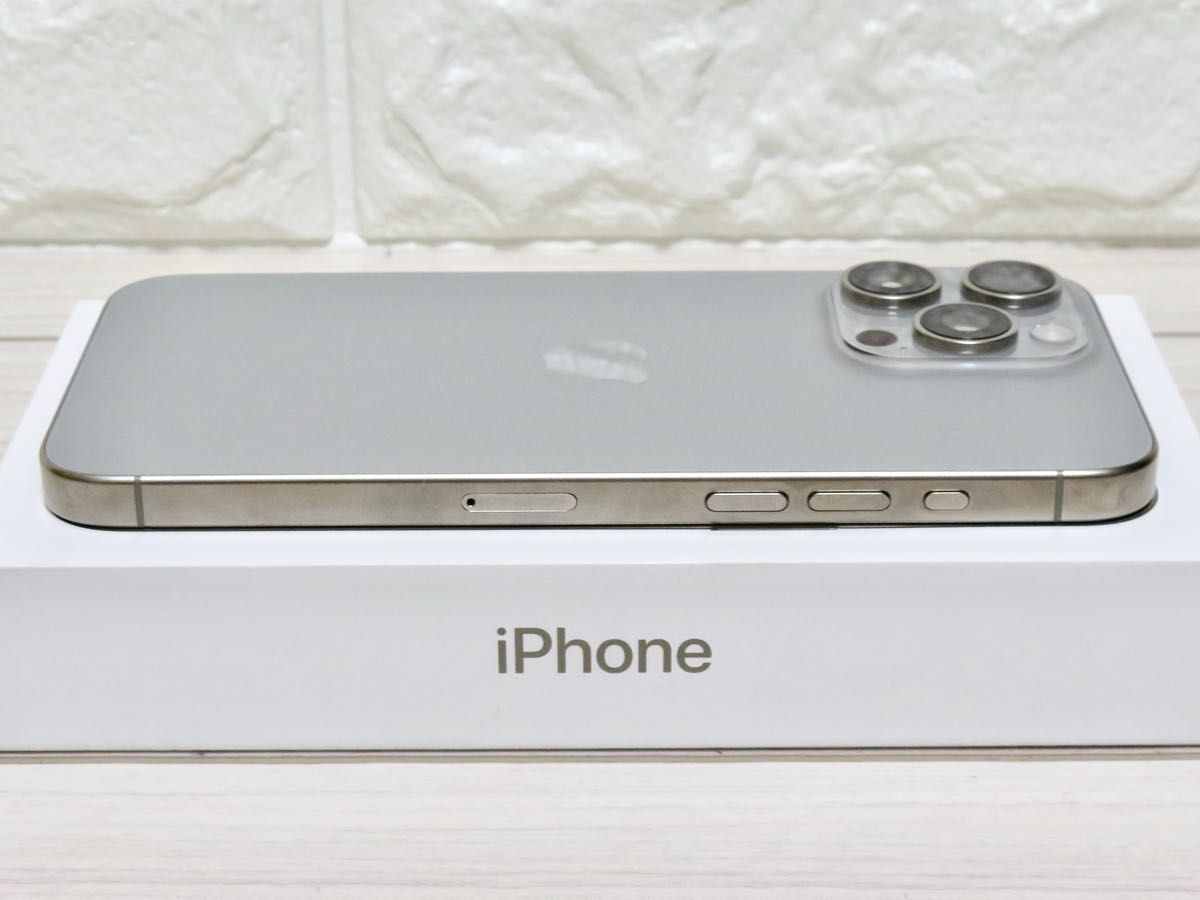 IPhone15 Pro Max 256GB ナチュラルチタニウム バッテリー100 IPhone15 Pro Max 256GB ナチュラルチタニウム バッテリー100