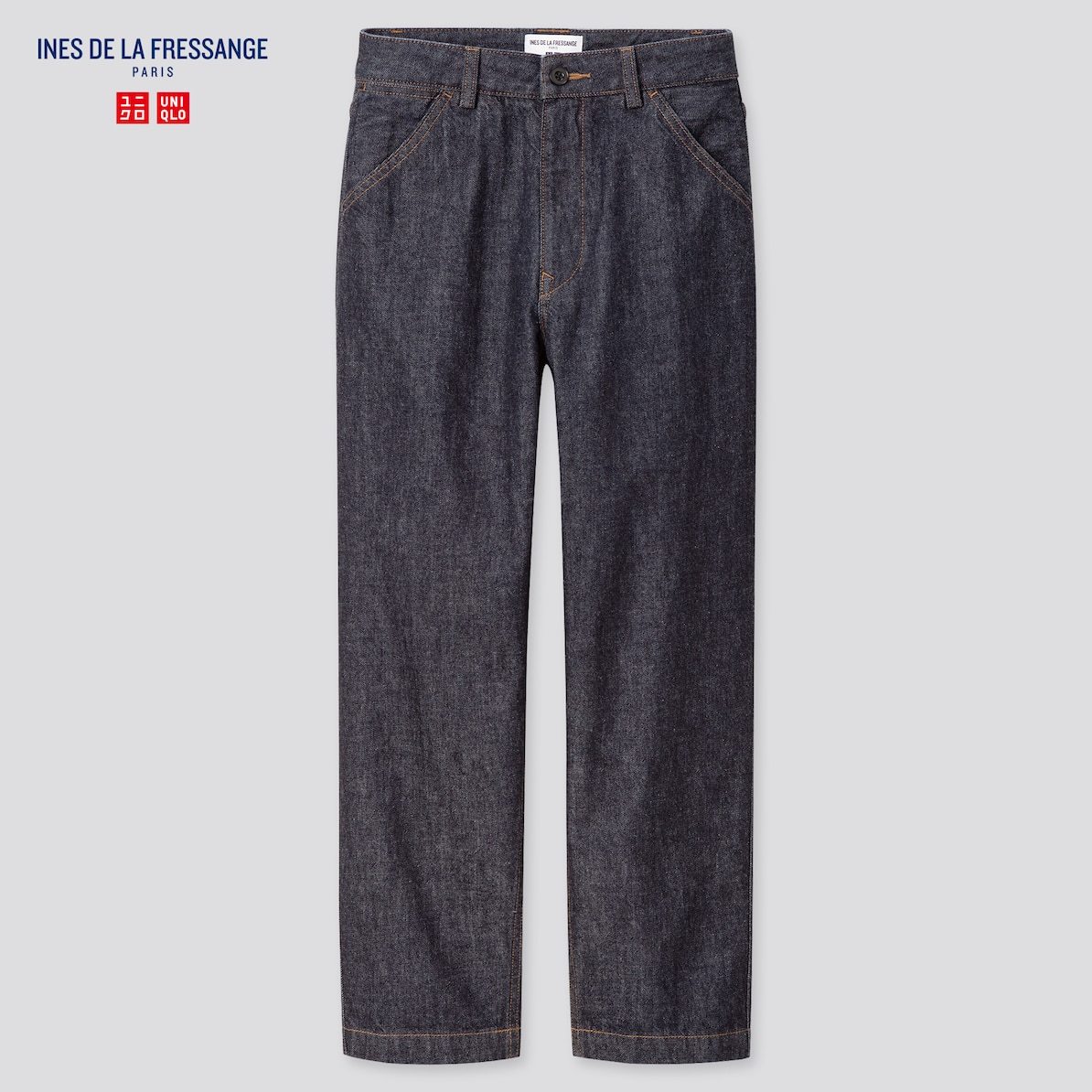デニム・ジーパン Ines de la fressange Jeans 新品・27/28インチ・ブルー】ユニクロ×イネス INES DE LA