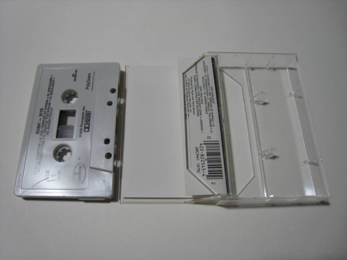 【カセットテープ】 RUSH / 2112 US版 ラッシュ 西暦２１１２_画像4