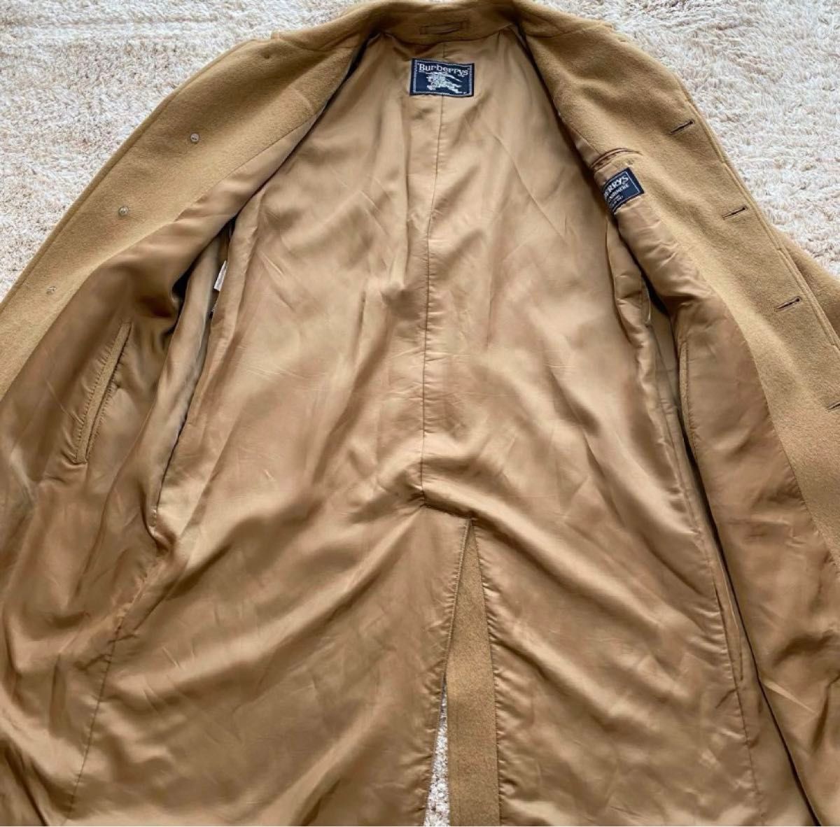 美品 L相当 Burberry バーバリー バルマカーンコート カシミヤ 美品 L相当 Burberry バーバリー バルマカーンコート カシミヤ