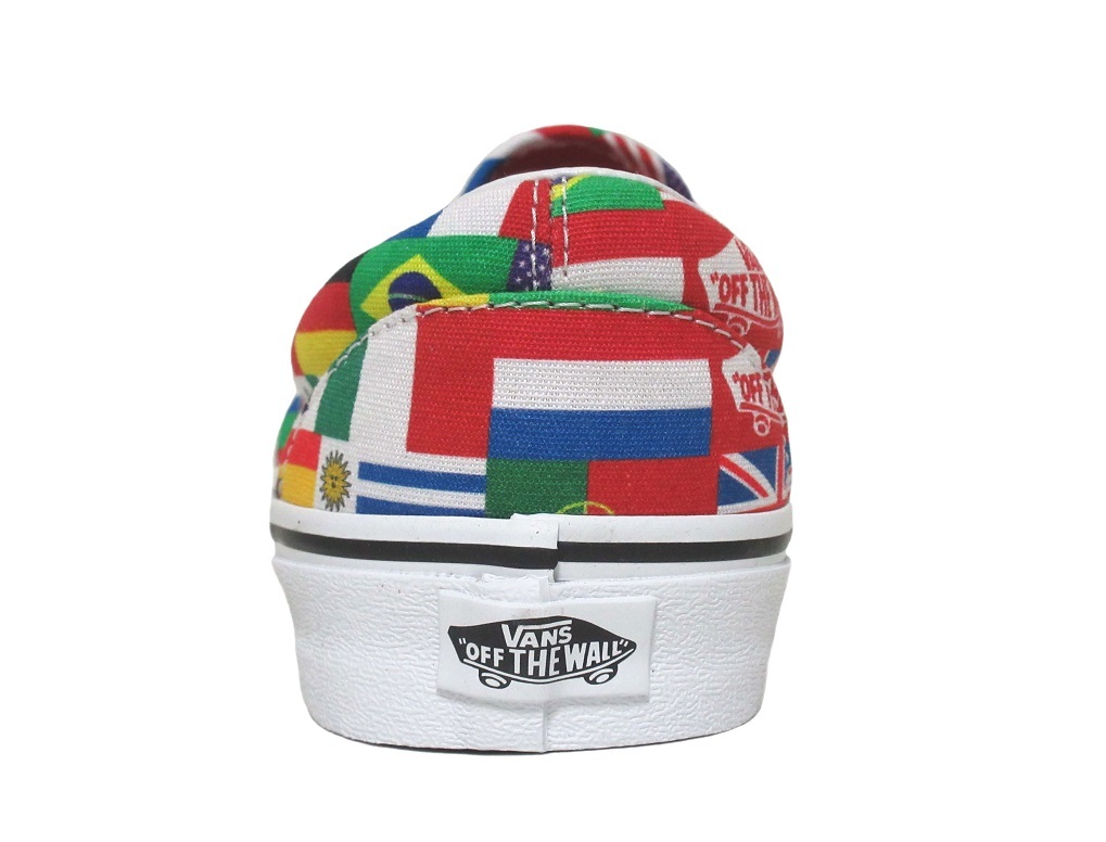 # Vans Classics lipon world флаг новый товар 23.5cm US5.5 VANS CLASSIC SLIP-ON WORLD FLAGS SLIPON