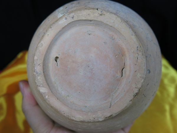 A　緑釉小壺　遼時代（宋時代） 遺跡発掘品　中国　陶器　焼き物　文化財_画像5