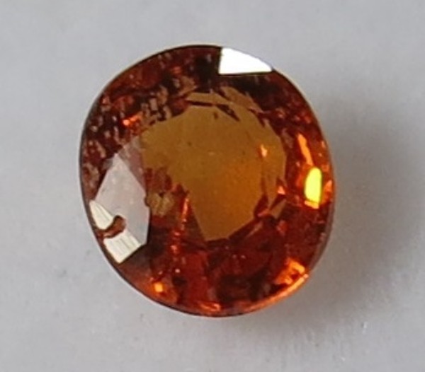 ヤフオク A オレンジサファイア 宝石 鉱物 ルース