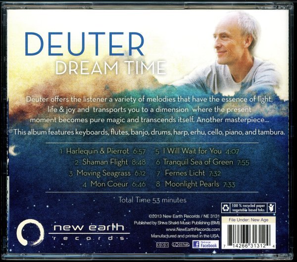 【CD/ヨガ/New Age】Deuter - Dream Time [試聴]_画像3