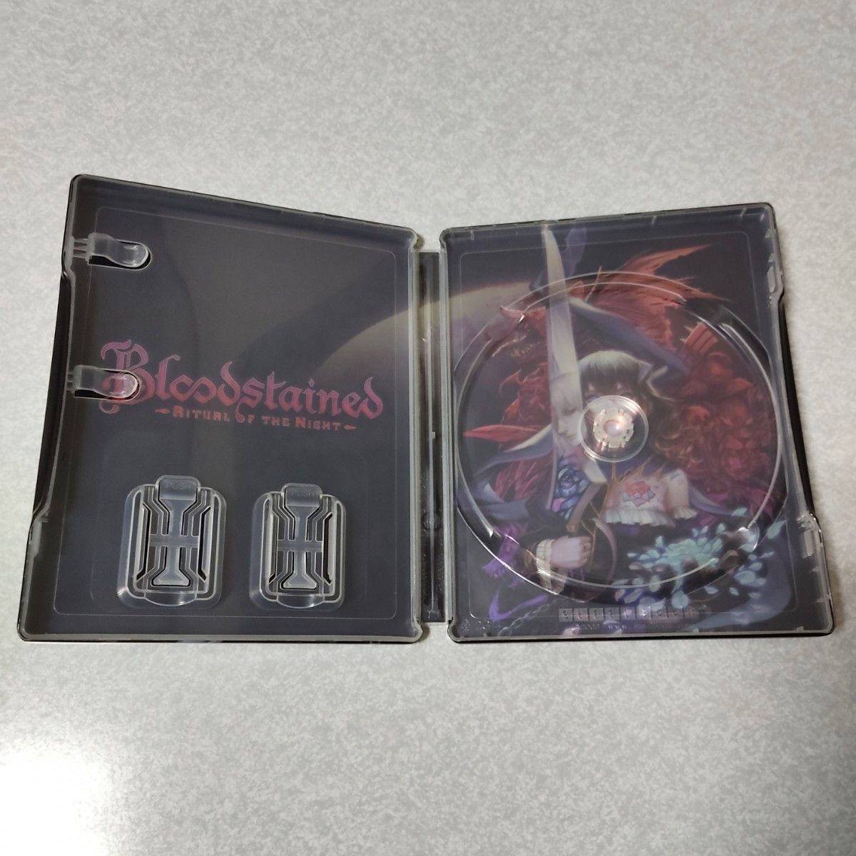 Switch Bloodstained Ritual of the Night サイン入り スチール Switch Bloodstained Ritual of the Night サイン入り スチール
