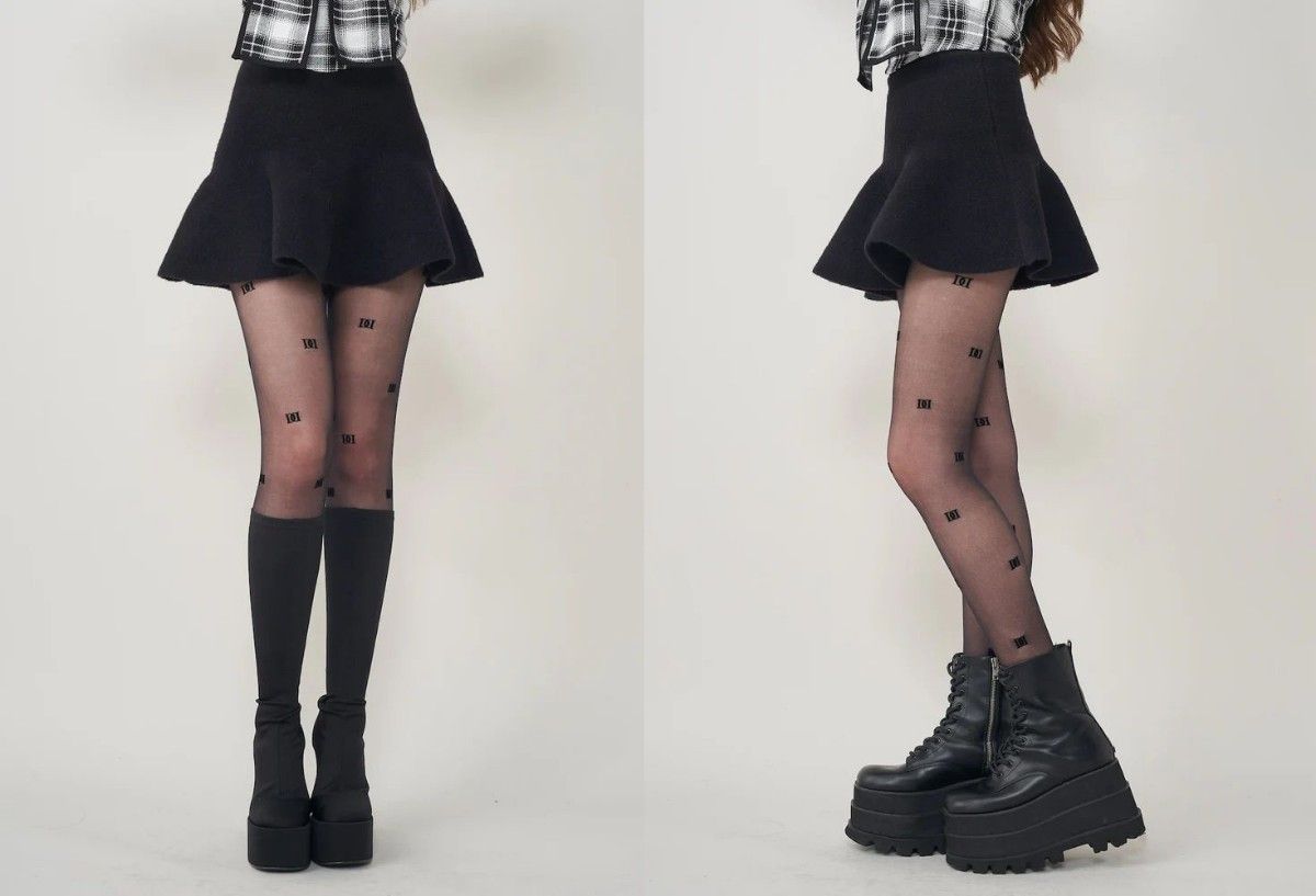 ダーリッチ darich ハイウエストニットミニスカート BLK FREE ダーリッチ darich ハイウエストニットミニスカート BLK FREE
