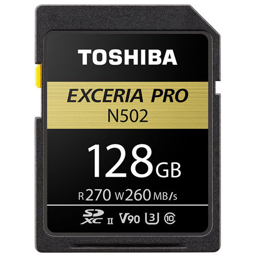 東芝 SDXU-D128G EXCERIA PRO SDXU-Dシリーズ SDXCメモリカード 128GB CLASS10