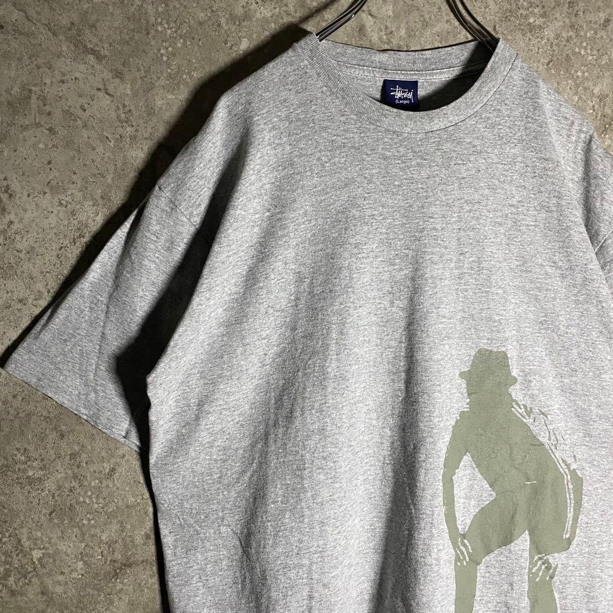 激レア】STUSSY 紺タグ RUN DMC 追悼Tシャツ 美品 古着 激レア】STUSSY 紺タグ RUN DMC 追悼Tシャツ 美品 古着