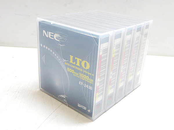 ▽NEC LTOテープ LTO Ultrium4 データカートリッジ EF-2438 　5巻セット▽_画像2